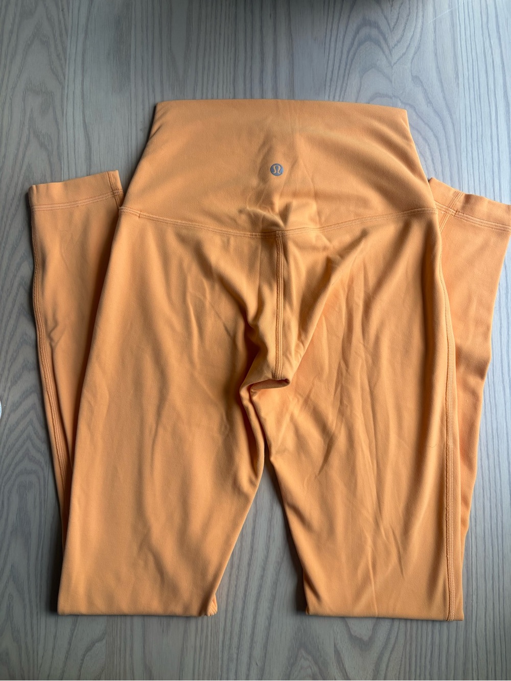lululemon athletica Girls' High-Rise Peach-Orange Leggings